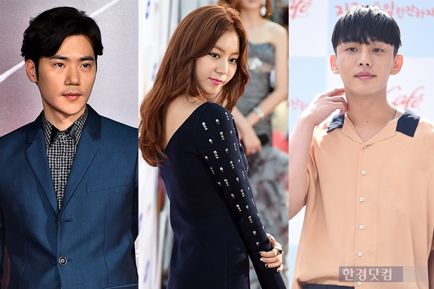김강우, 유이, 유아인 /한경DB