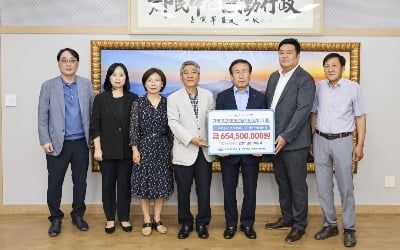 시멘트업계, 단양에 6억5000만원 상당 의료장비 지원