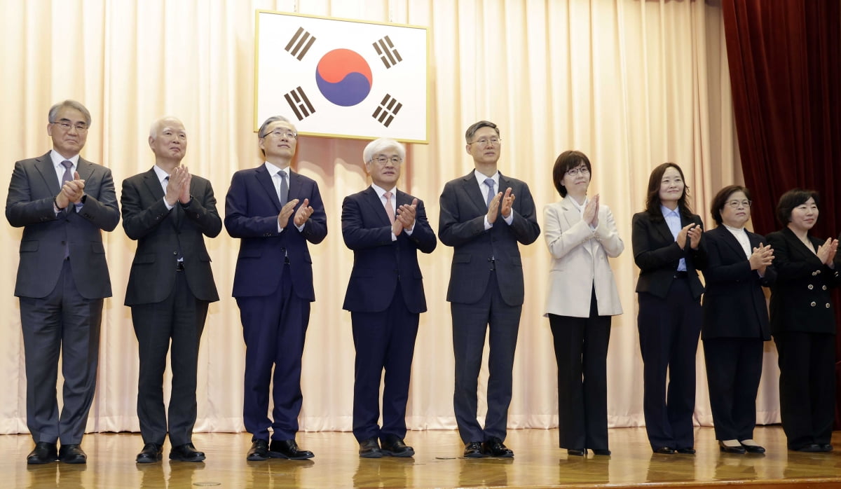 [포토] 마은혁 헌법재판소 재판관 취임식