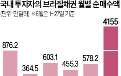연 14% 이자에 비과세 혜택…브라질 국채 쓸어담는 큰손