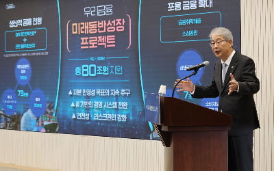 우리금융, 생산적금융·포용금융에 5년간 80조원 투입한다