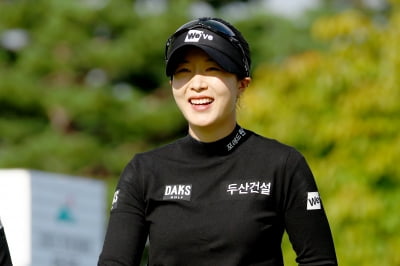[포토] 유효주, '환한 미소와 함께 출발' (상상인·한경 와우넷 오픈 2025)
