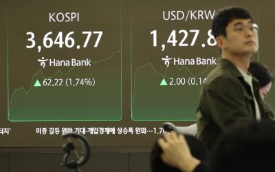 코스피 3640선 넘어 또 최고치 경신…'깜짝실적' 삼전 신고가